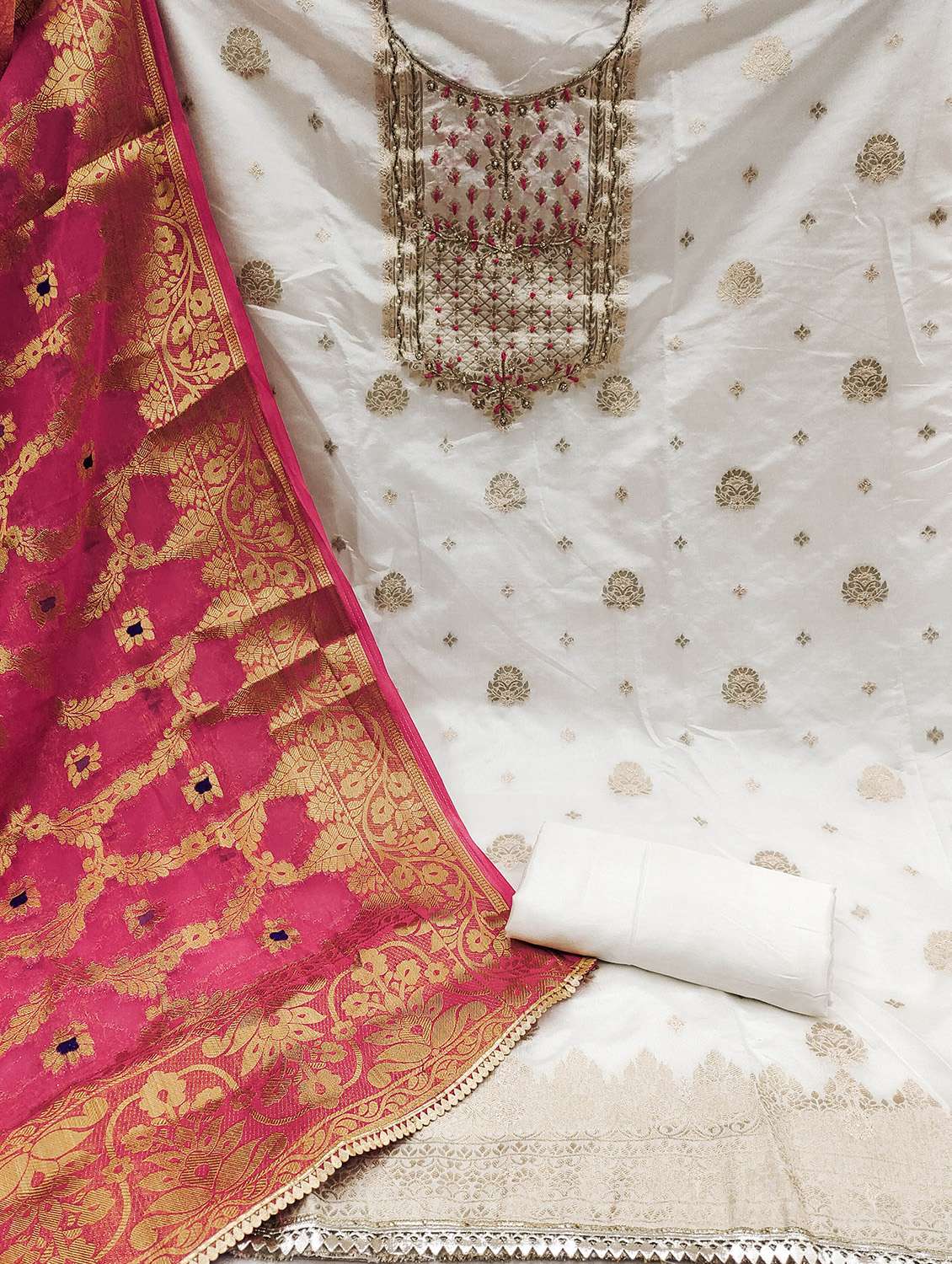 women self design unstitched suit set - 22421106 -  Standard Image - 3