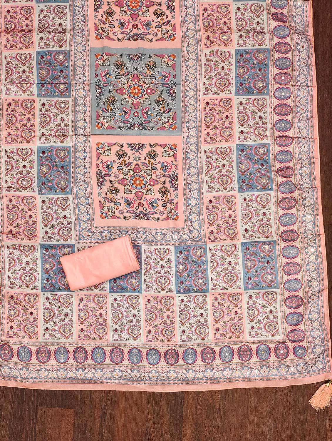 women self design unstitched suit set - 22421197 -  Standard Image - 3