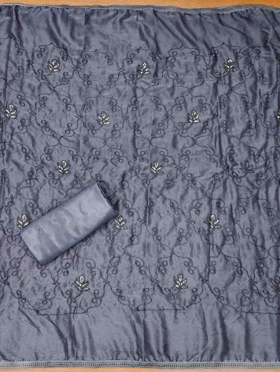 women floral printed unstitched suit set - 22421412 -  Standard Image - 3