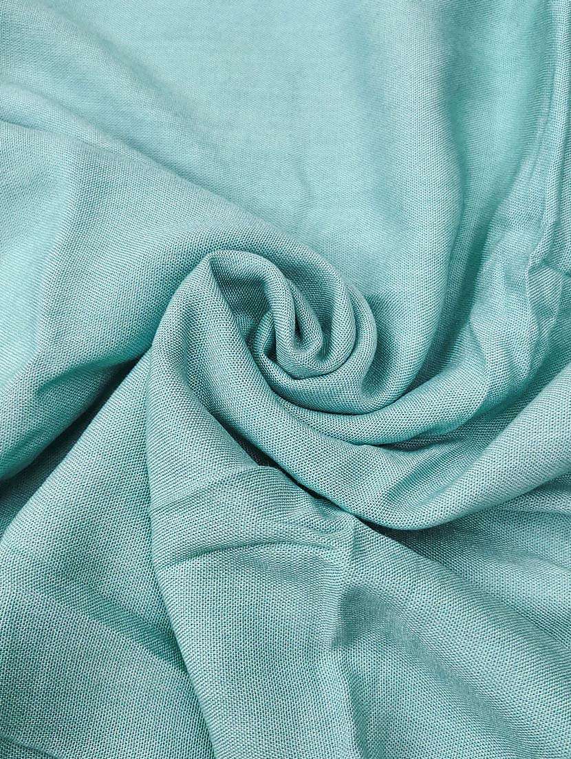 women solid with work unstitched suit set - 22421667 -  Standard Image - 3