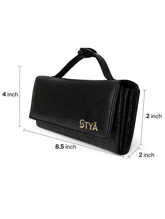 women black leather regular wallet - 22423666 -  Standard Image - 3