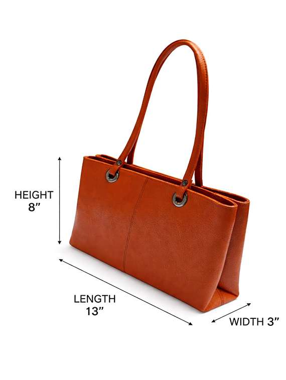 women solid leather handbag - 22423674 -  Standard Image - 5