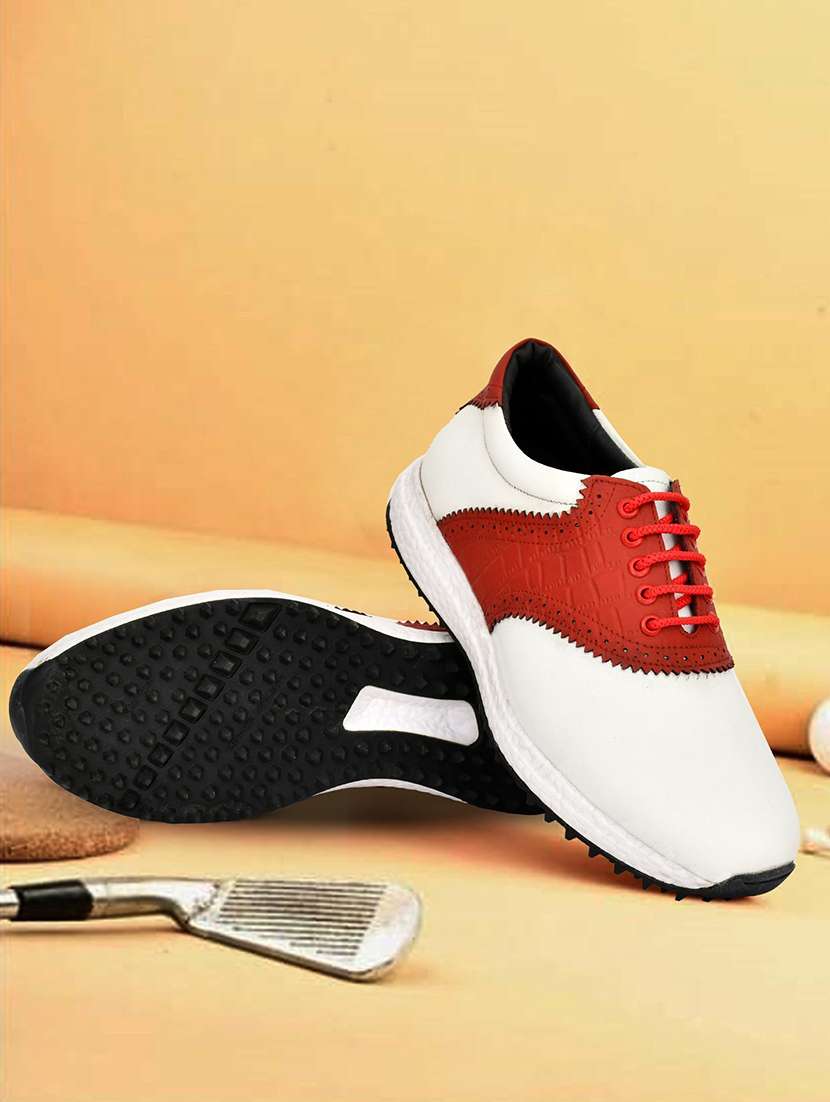 men color block lace up sport shoe
