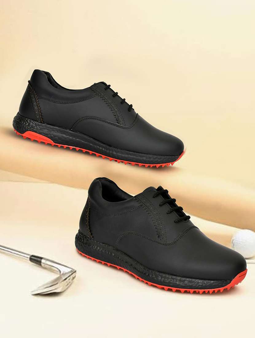 men black lace up sport shoe