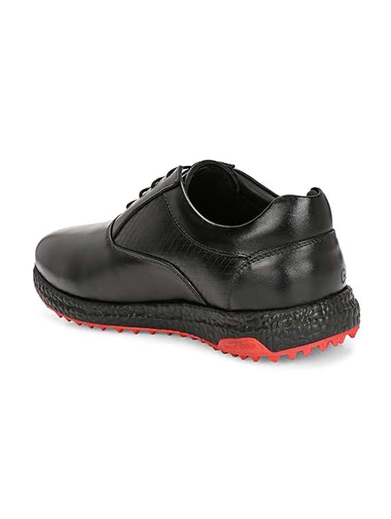 men solid lace up sport golf shoes - 22423713 -  Standard Image - 3