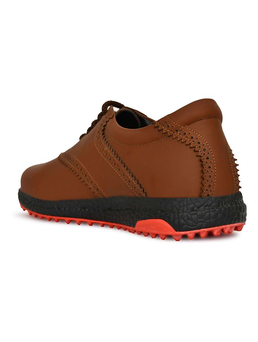 men brown lace up sport shoe - 22423720 -  Standard Image - 3
