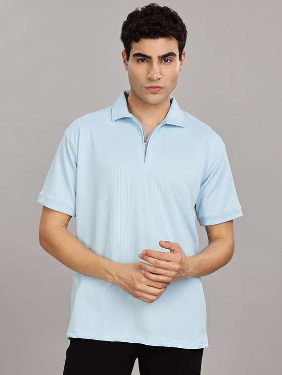 men solid short sleeve regular fit polo t-shirt