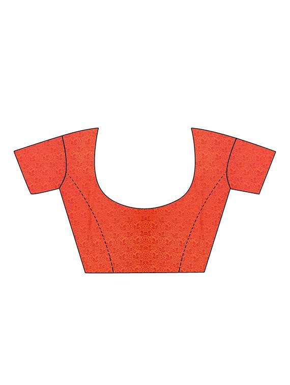 women printed casual wear saree with blouse - 22425135 -  Standard Image - 3