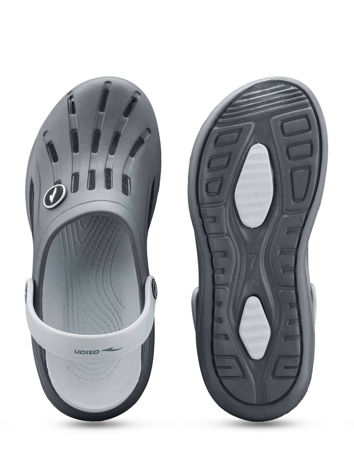 men solid slip on clog - 22425673 -  Standard Image - 3