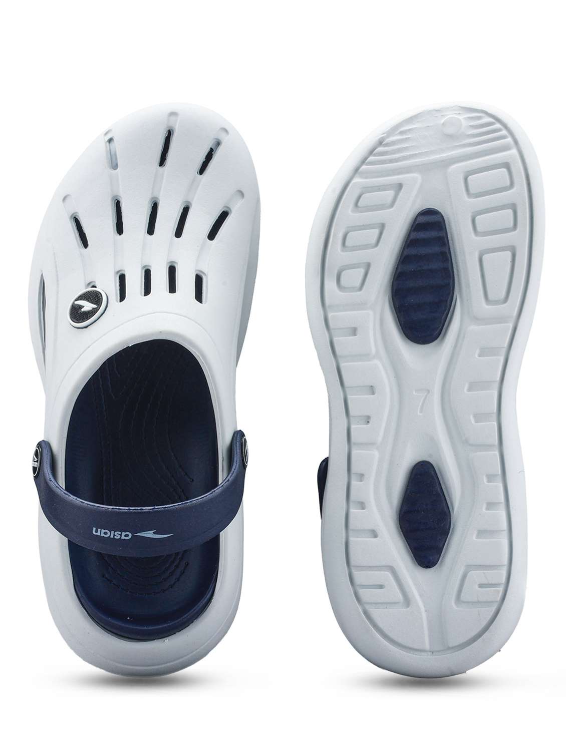men solid slip on clog - 22425674 -  Standard Image - 3