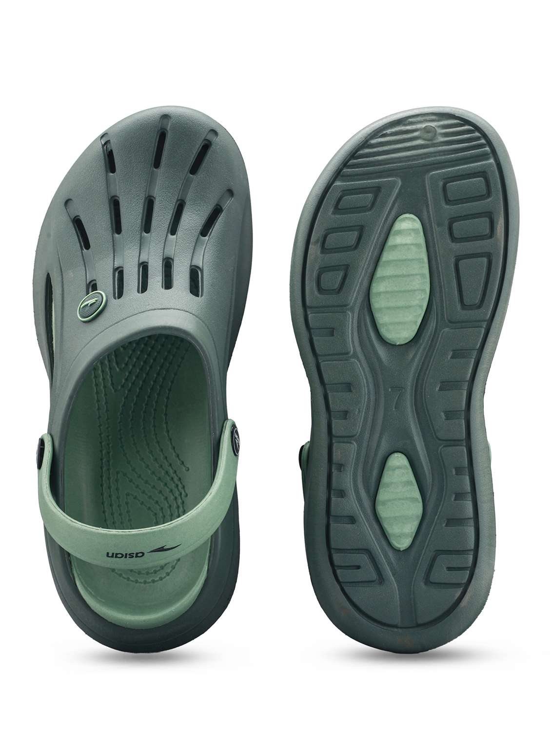 men solid slip on clog - 22425675 -  Standard Image - 3