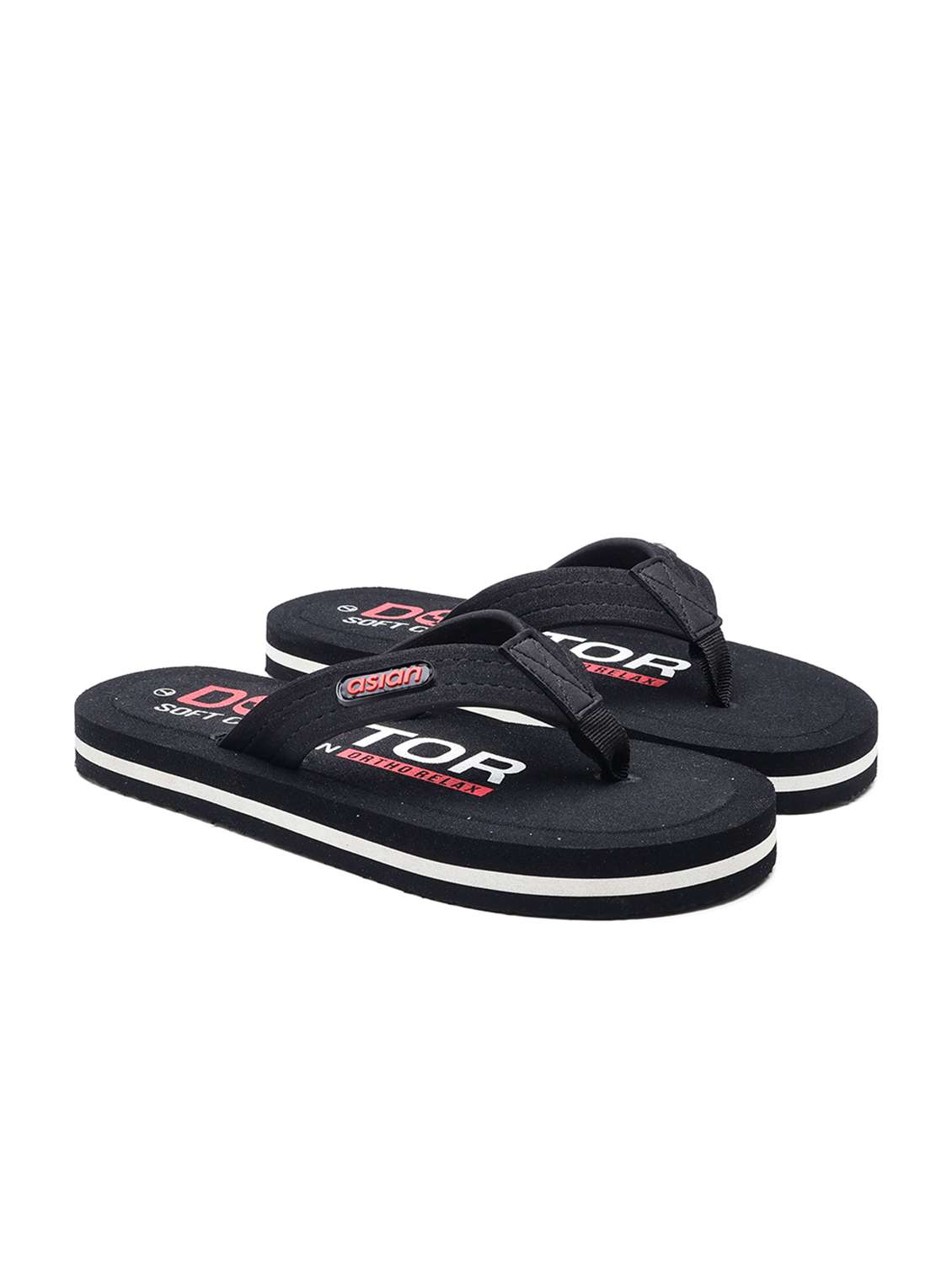 men solid toe seperator ortho slipper