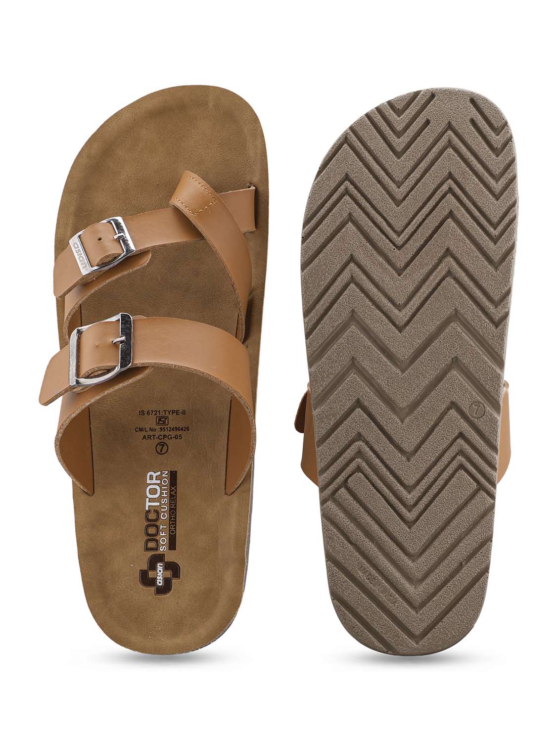 men solid one toe sandal  - 22425712 -  Standard Image - 3