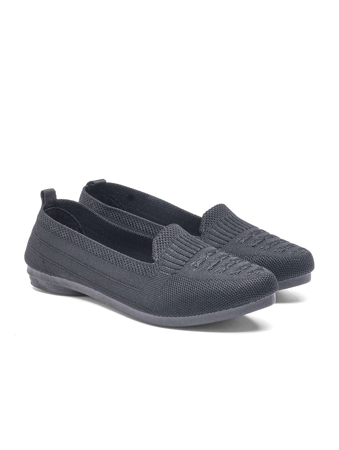 women black slip on casual shoe