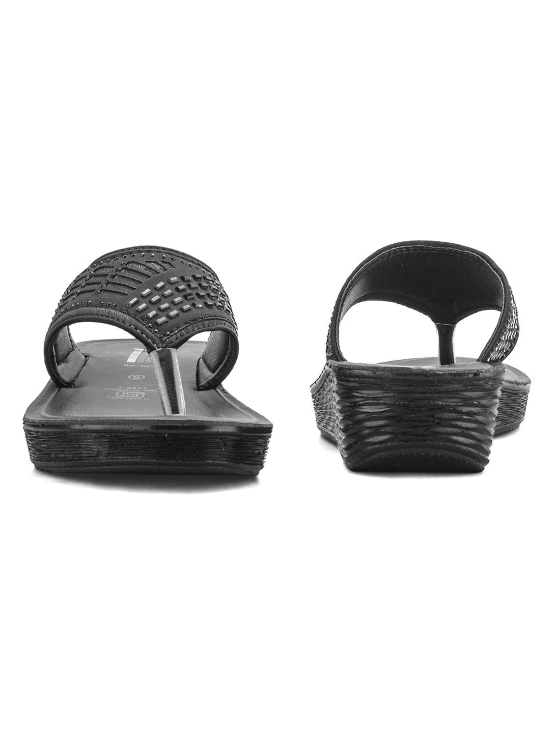 women embellished toe separator flat sandal - 22425743 -  Standard Image - 3