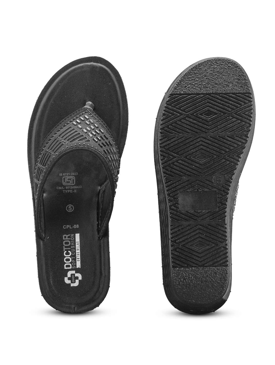 women embellished toe separator flat sandal - 22425743 -  Standard Image - 5