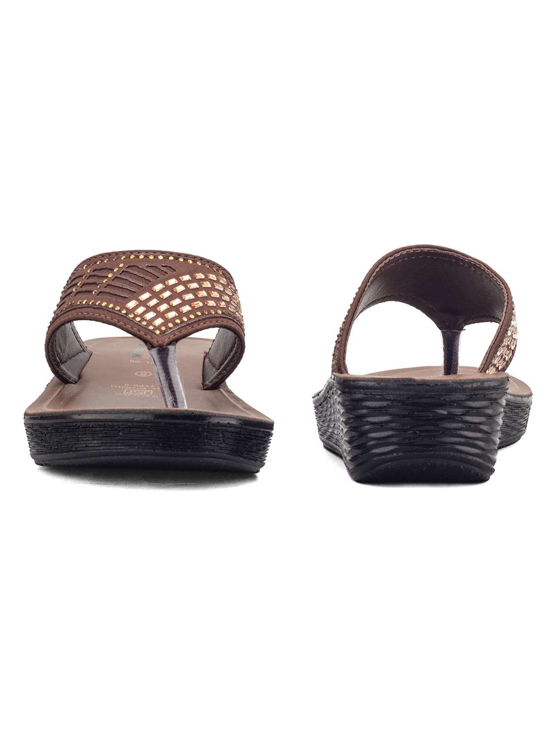 Women Embellished Toe Separator Flat Sandal - 22425744 -  Standard Image - 3