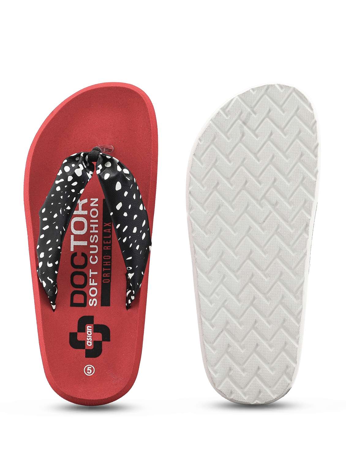 women animal print open toe flip flop - 22425749 -  Standard Image - 5