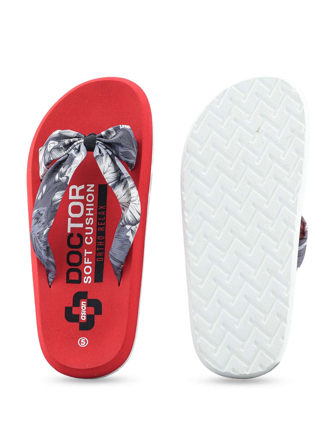 multi colored fabric slippers flip flops - 22425752 -  Standard Image - 5