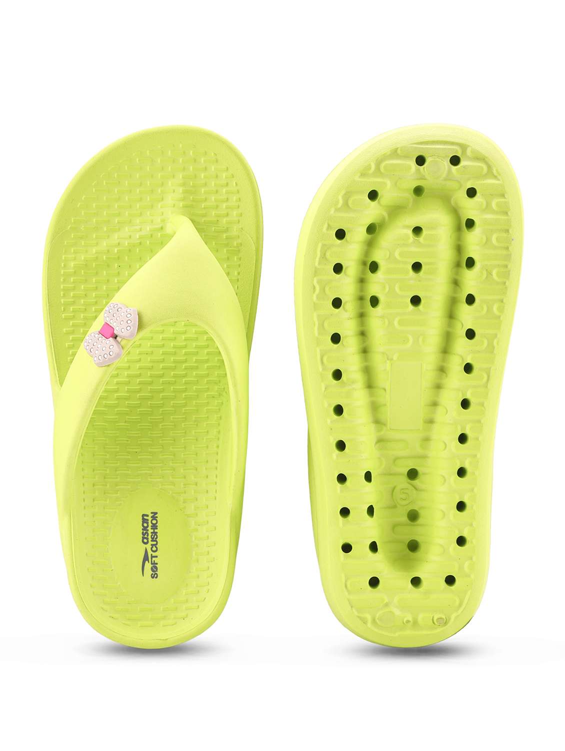 women solid open toe flip flop - 22425758 -  Standard Image - 5
