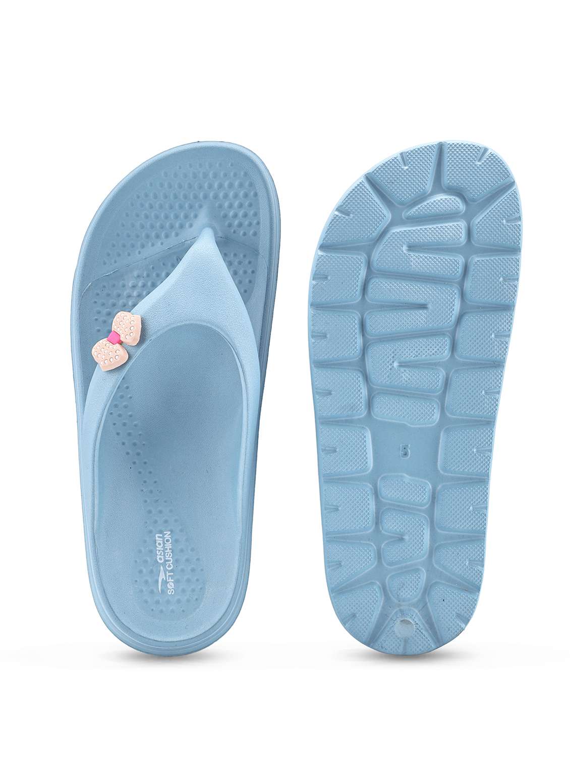 blue eva slippers flip flops - 22425765 -  Standard Image - 3