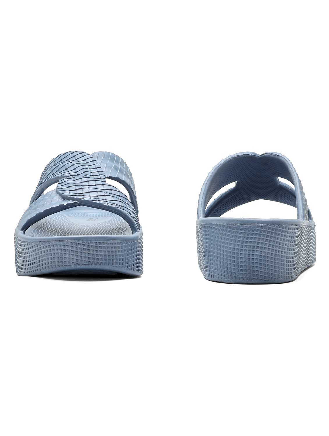 women textured slip on slider - 22425769 -  Standard Image - 3
