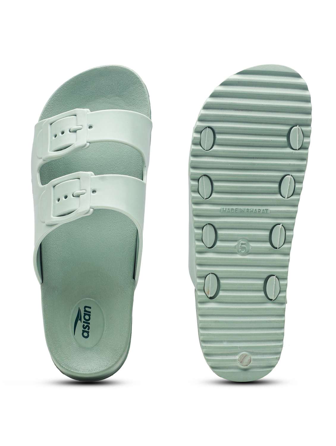 women solid slip on slider - 22425775 -  Standard Image - 5