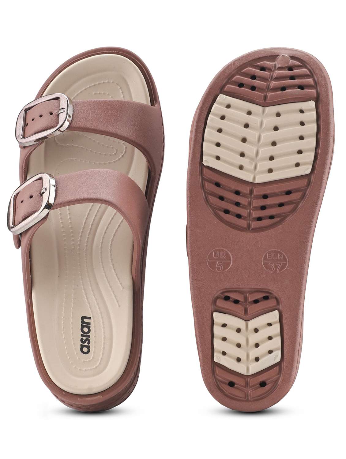 women multi colored slippers flip flop - 22425789 -  Standard Image - 3