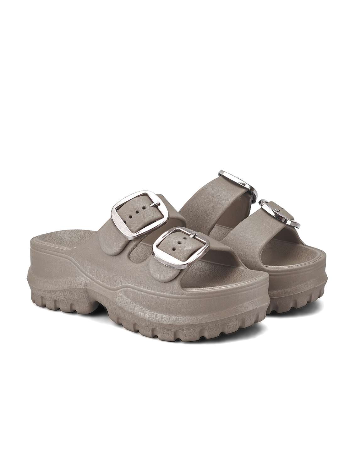 women grey slippers flip flop