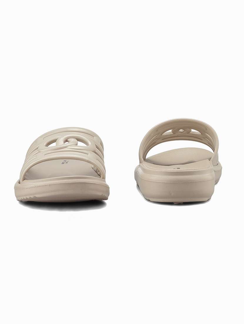 women solid slip on slider - 22425794 -  Standard Image - 3