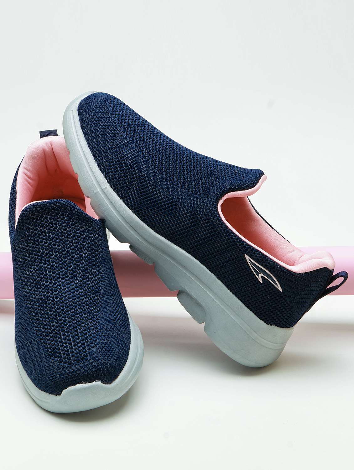 women multi colored lace-up sports shoe