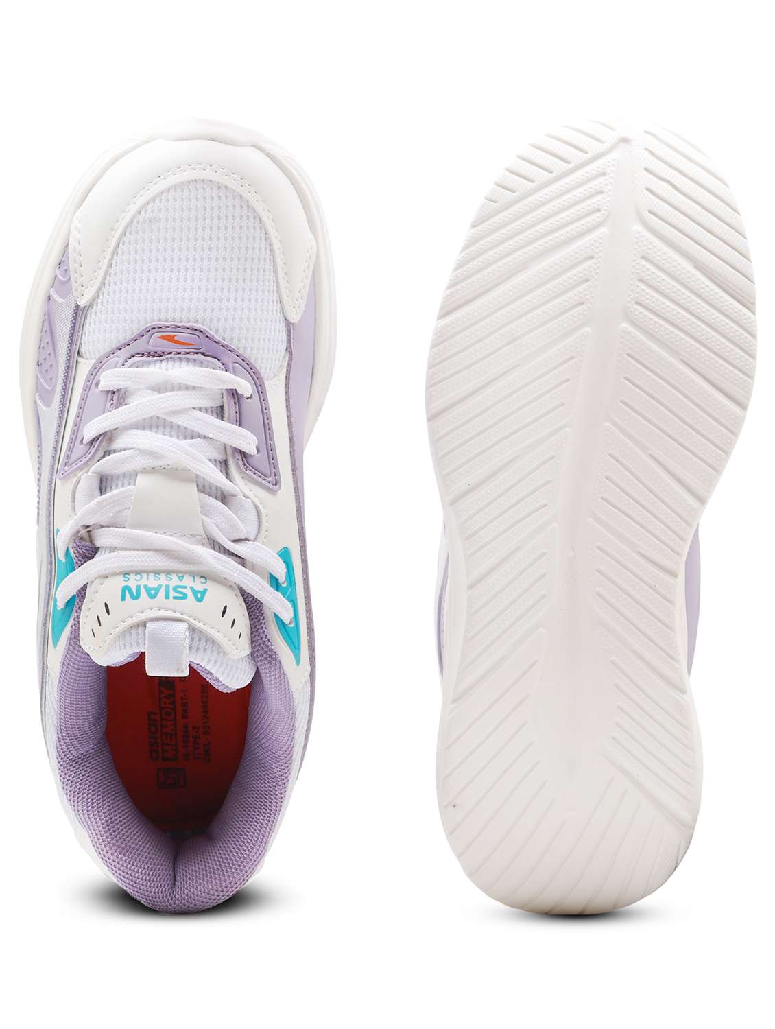 women solid lace-up sports shoe - 22425807 -  Standard Image - 3