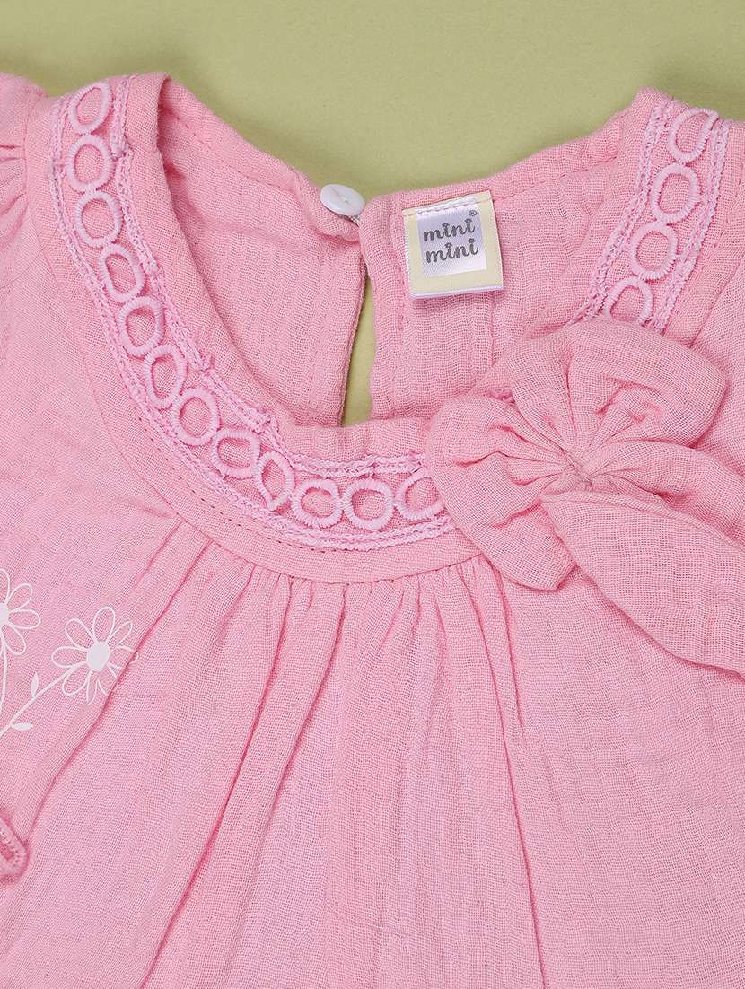 girls solid short sleeves top and shorts set - 22426675 -  Standard Image - 3
