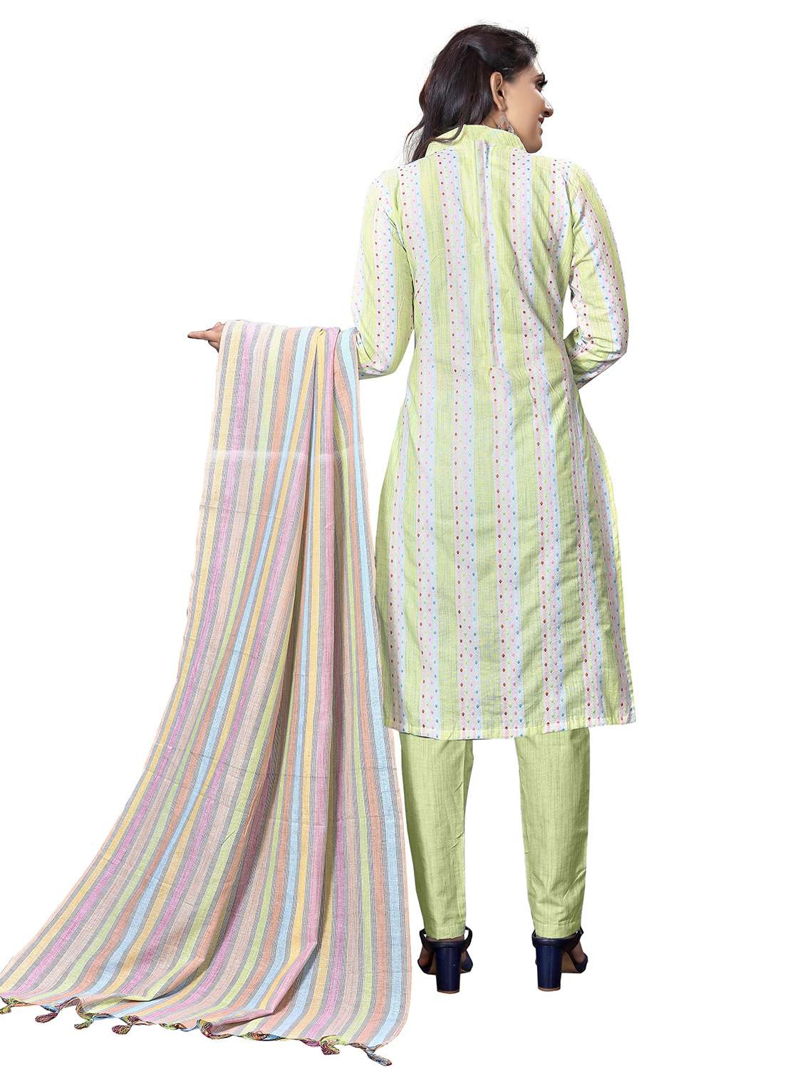 women self design unstitched suit set - 22429469 -  Standard Image - 3