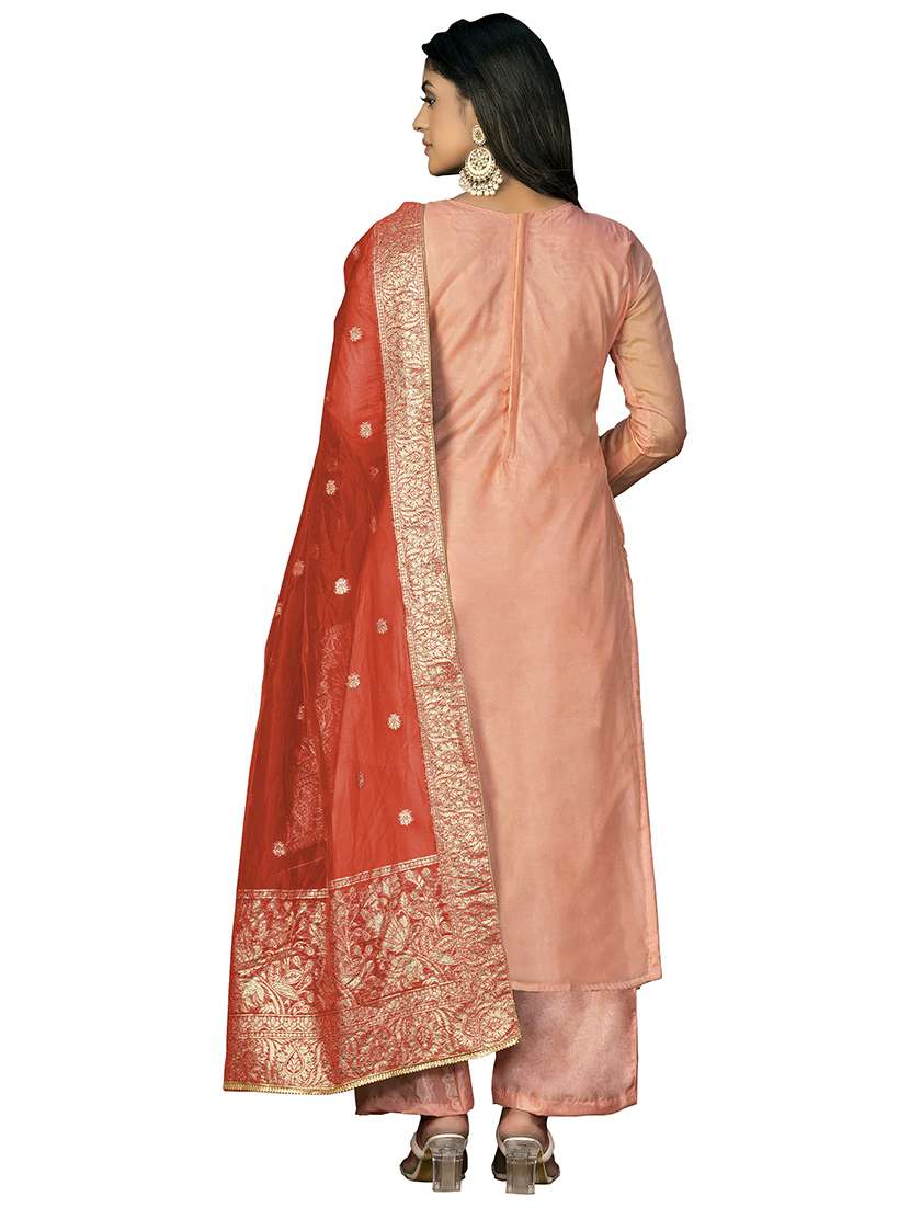 women self design unstitched suit set - 22429779 -  Standard Image - 3