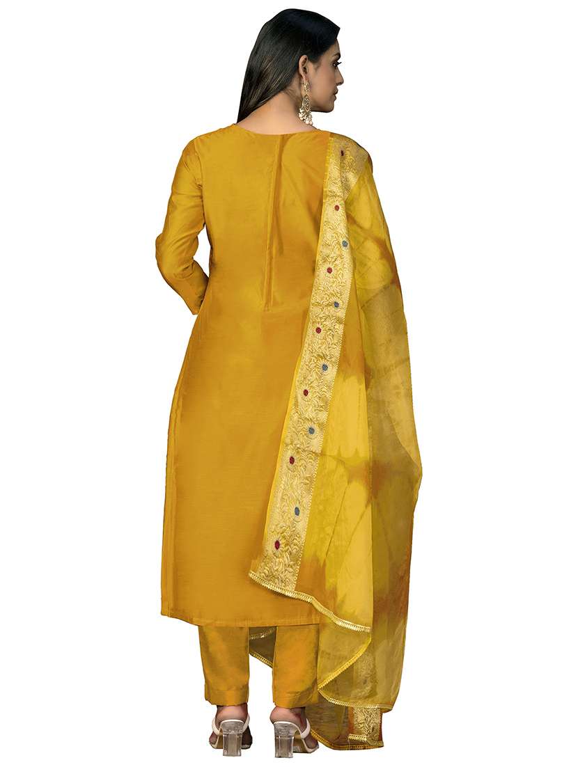 women self design unstitched suit set - 22429784 -  Standard Image - 3