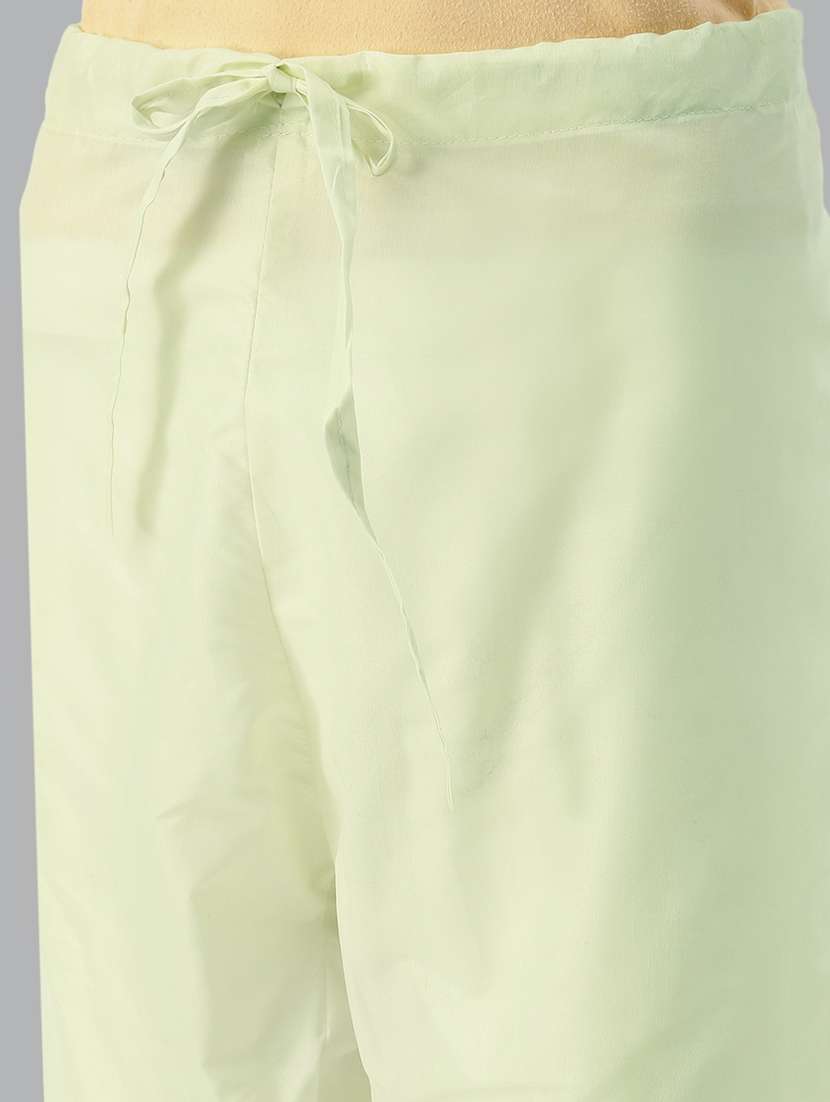 women solid with work unstitched suit set - 22429845 -  Standard Image - 5