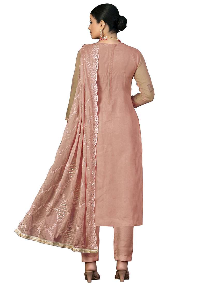 Women Printed Unstitched Suit Set - 22429960 -  Standard Image - 3