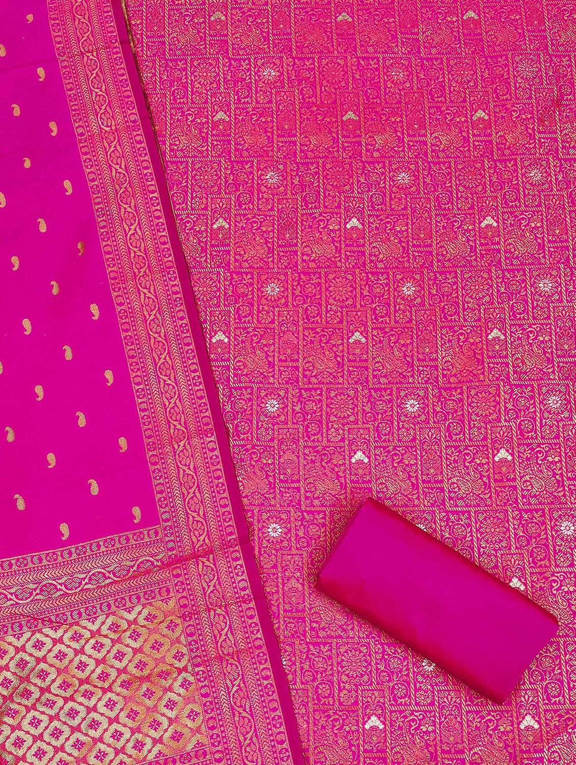 women self design unstitched suit set - 22430271 -  Standard Image - 3