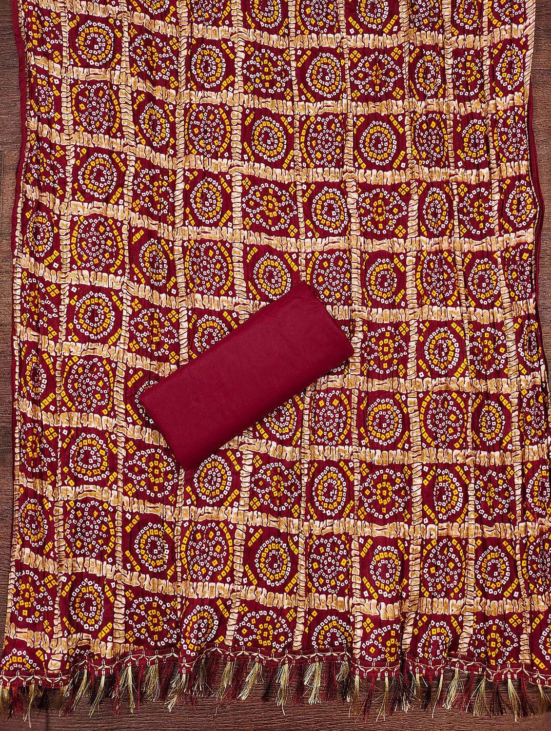 women solid with work unstitched suit set - 22430450 -  Standard Image - 3