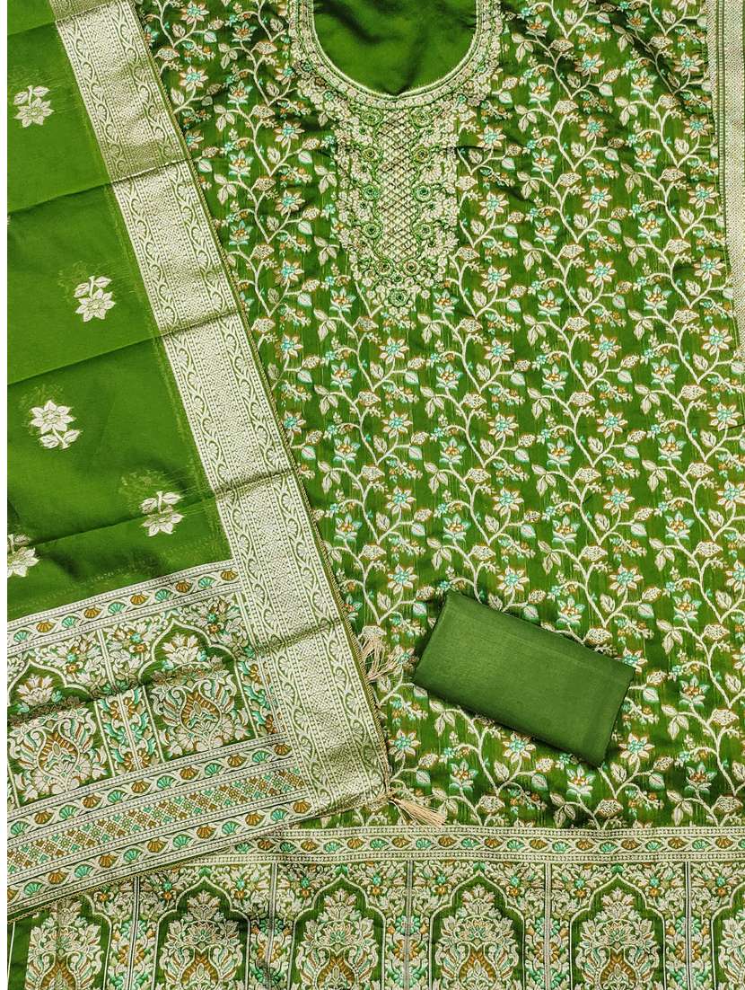 women self design unstitched suit set - 22430637 -  Standard Image - 3