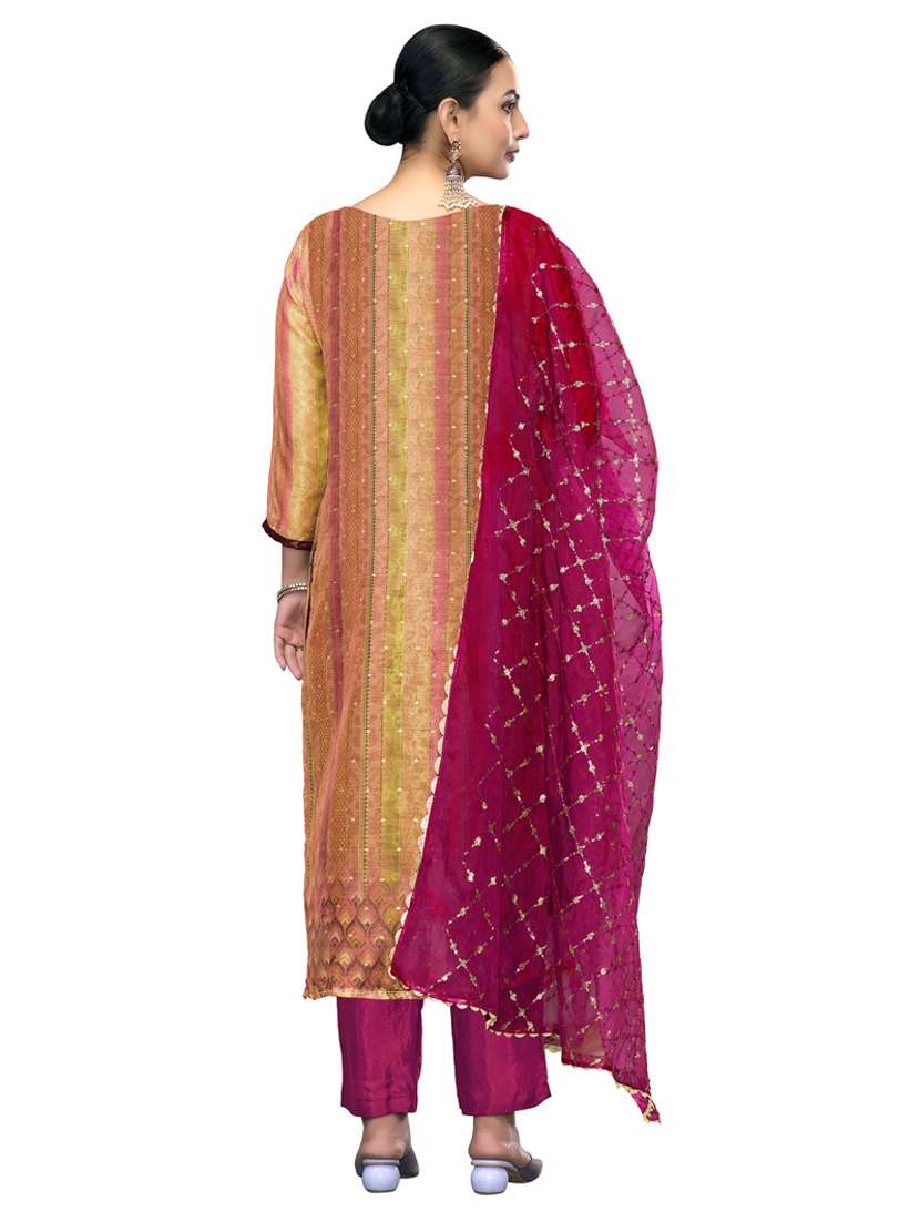 women printed unstitched suit set - 22430686 -  Standard Image - 3