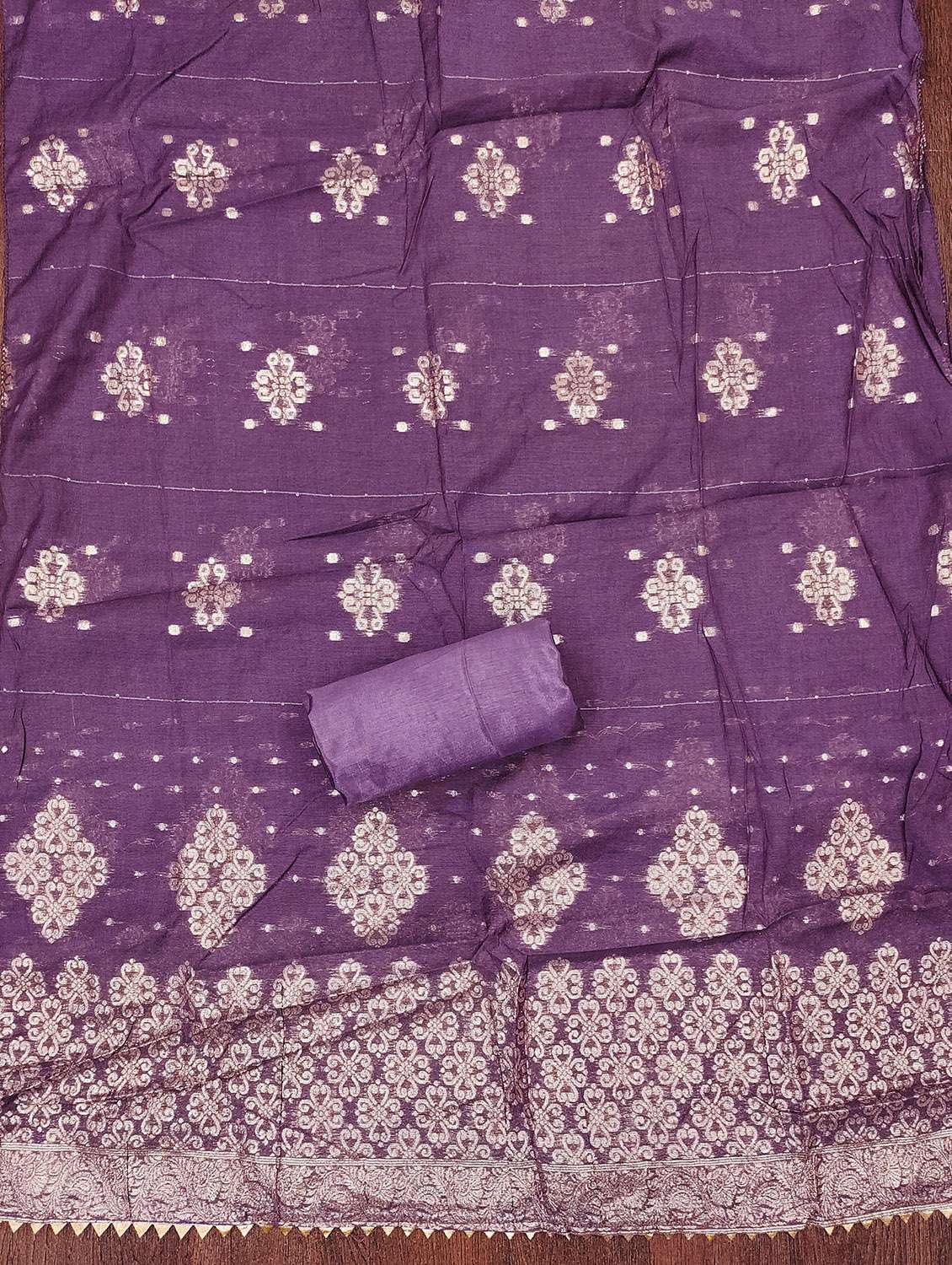 Women Self Design Unstitched Suit Set - 22431230 -  Standard Image - 3