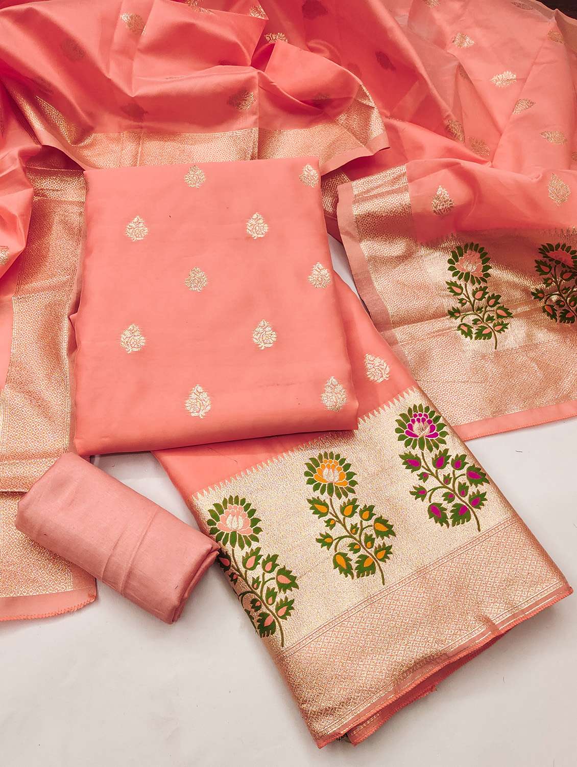 women self design unstitched suit set - 22431642 -  Standard Image - 3