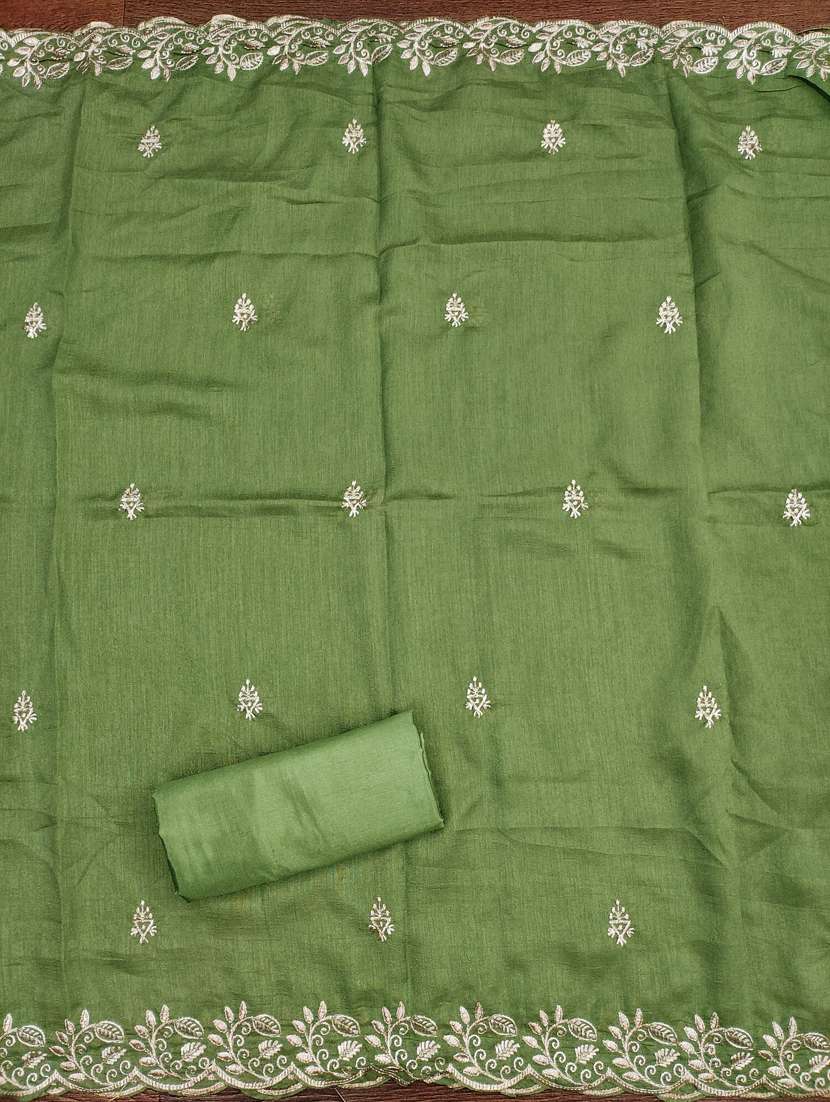 women solid with work unstitched suit set - 22431811 -  Standard Image - 3