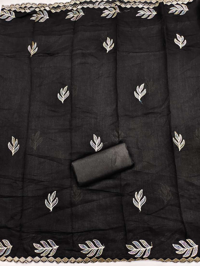 women solid with work unstitched suit set - 22431838 -  Standard Image - 3