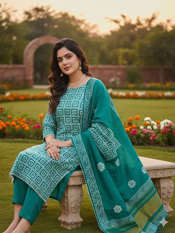 women printed unstitched suit set - 22431865 -  Standard Image - 3
