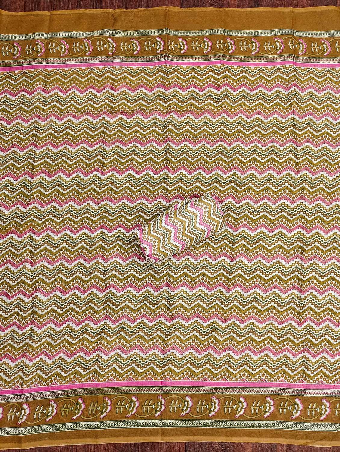 women floral printed unstitched suit set - 22432094 -  Standard Image - 3