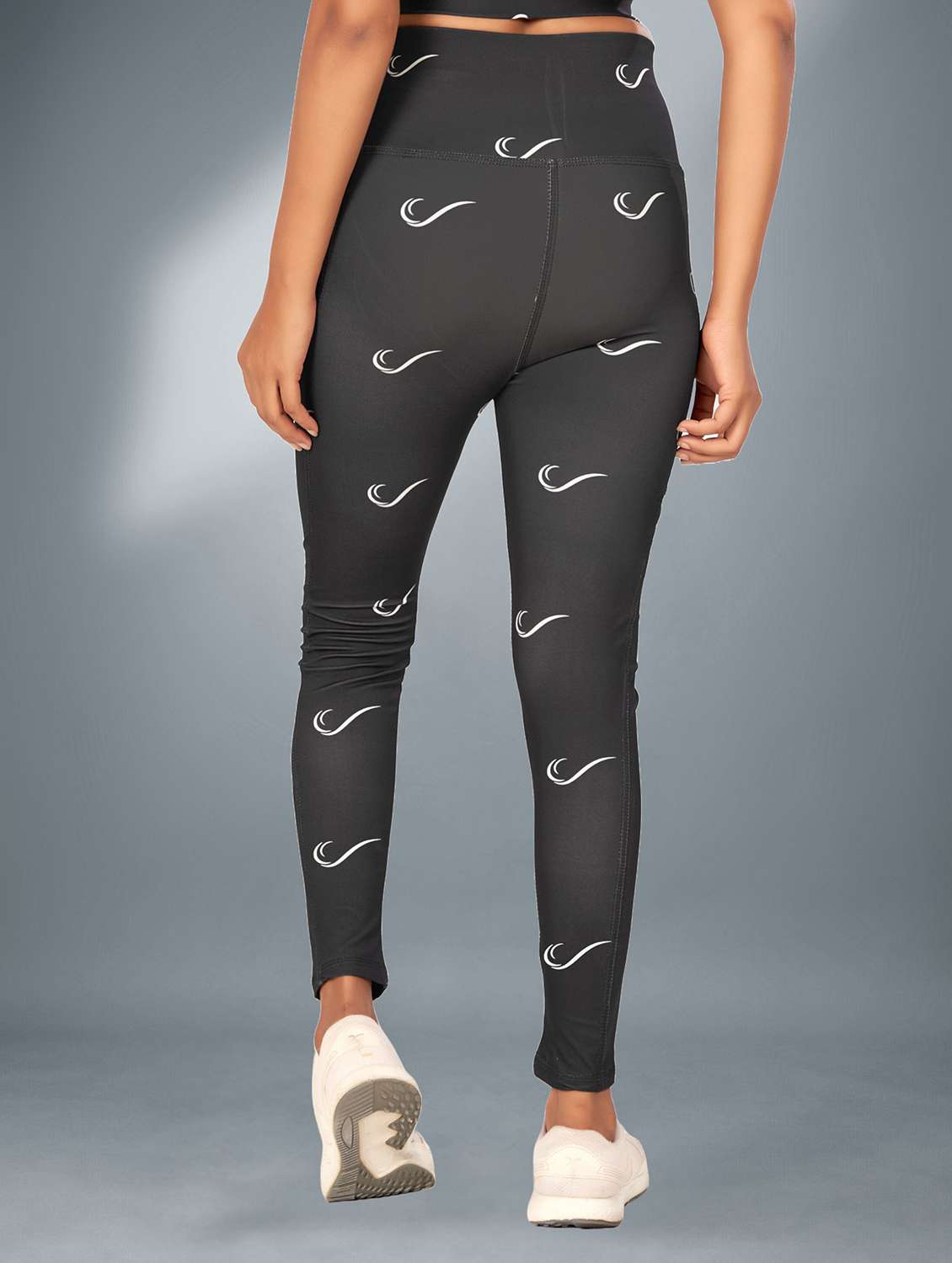 women printed mid rise yoga pants - 22432246 -  Standard Image - 3