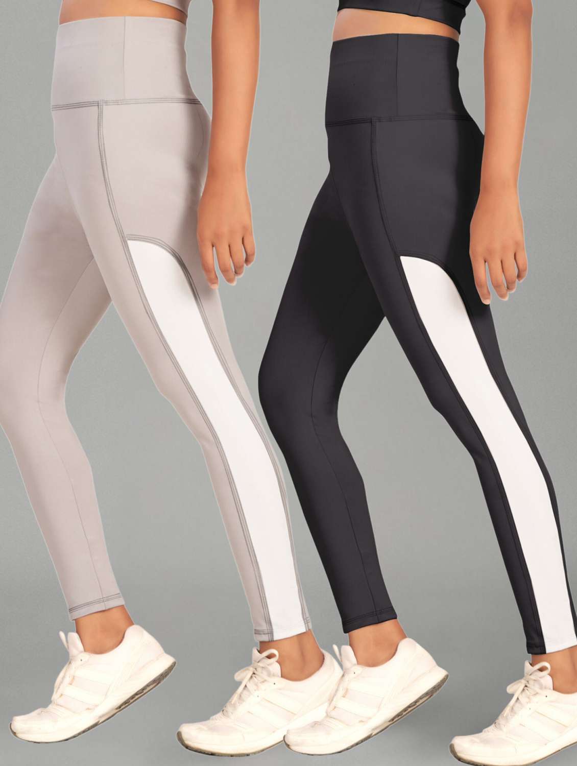women pack of 2 mid rise yoga pants
